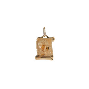 Holy Mary Papyr Coloured Enamel Gold